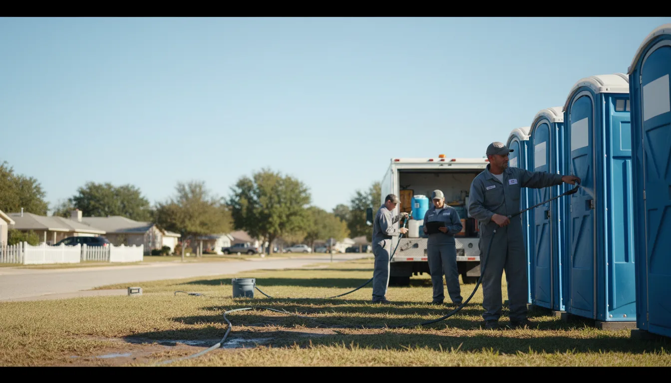 Long-Term Portable Toilet Rental in Steeleville, IL near me